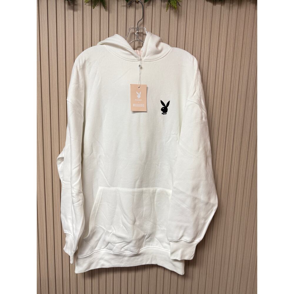 Playboy x Missguided Graphic Butterfly Hoodie Dress Women's Size 6